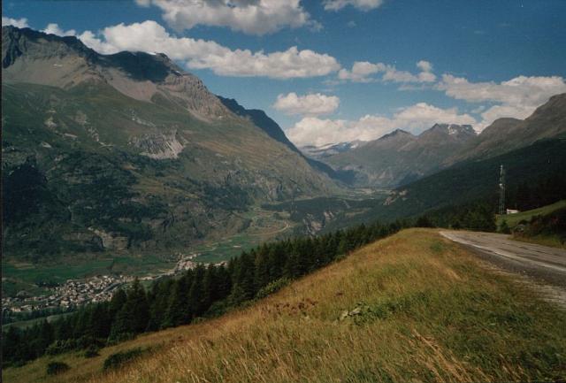Blick von der Nordrampe des Col du Mont Cenis in Richtung Col de l'Iseran.Florian Platzek