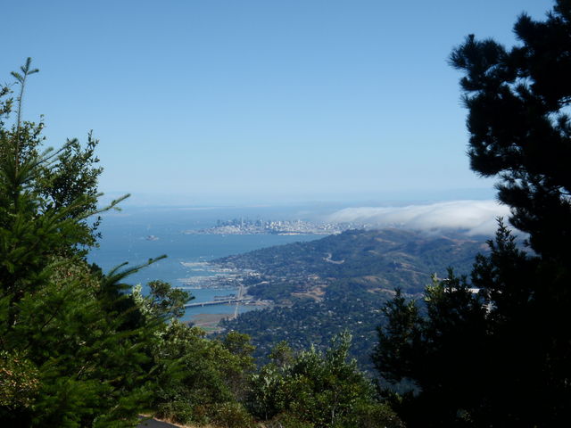 Blick vom Ostgipfel auf San Francisco