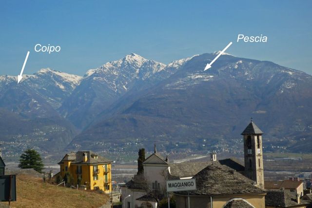 02 von dem Weg zur Alpe Lusentino Blick auf die lpe Pescia; von links C d Canogia (2350m), P. la Scheggia (2466m),M. Alom (2011m)
