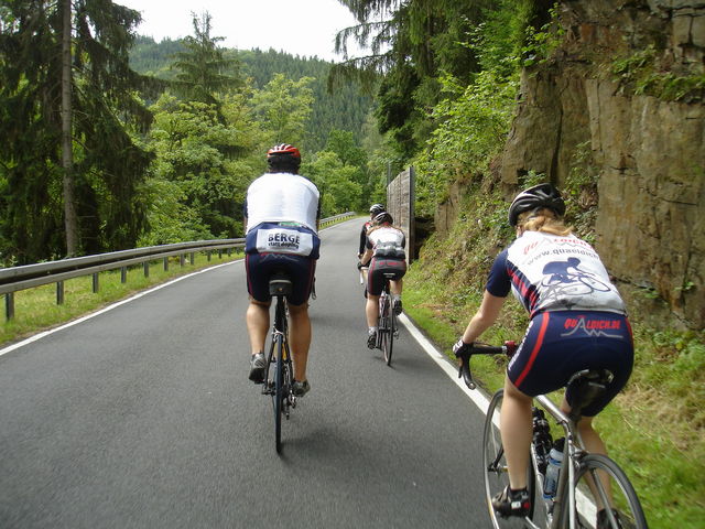 Bei der 2. quaeldich.de-dopingfrei-Tour Thüringen 2009.