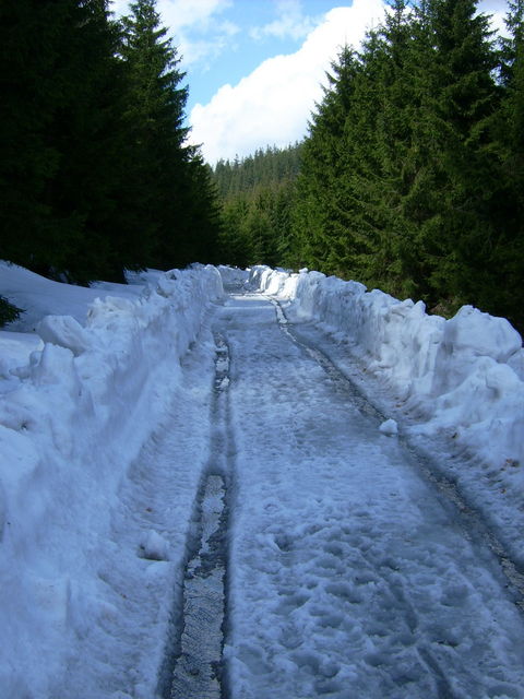 Im April 2009 war auf gut 900 Metern Schluss.