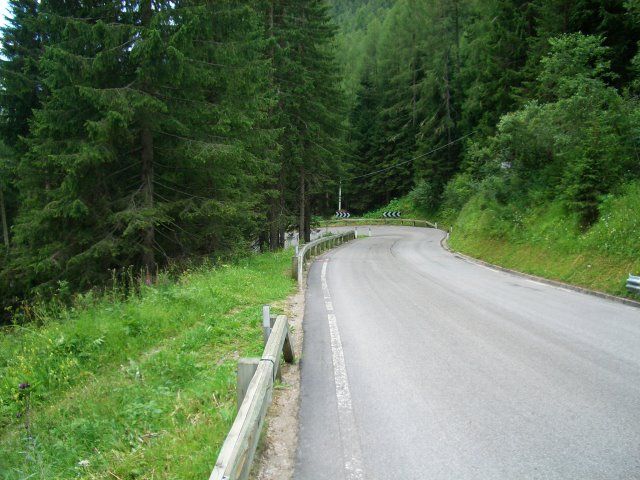 San Pellegrino Ost - Ende Steilstück.