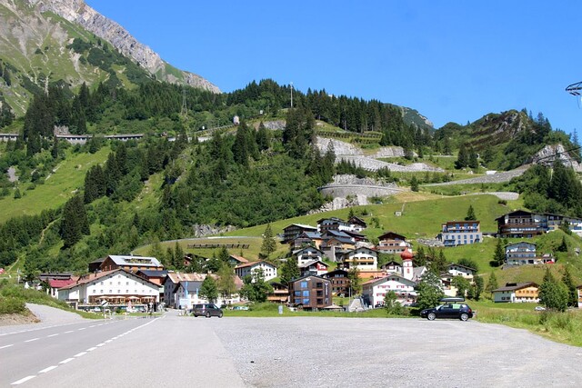 Arlbergpassstraße bei Stuben