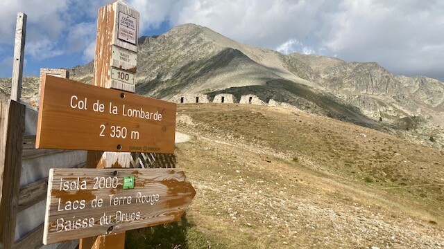 Col de la Lombarde 2350m
